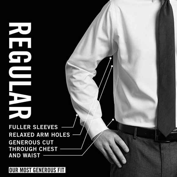 Van Heusen Men's Button Down Collar Dress Shirt - Picture 4 of 7